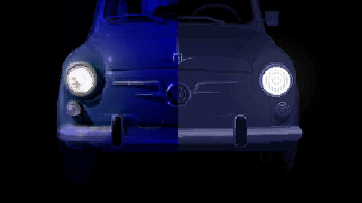 Pixelated VS Pixelarted

WIP for The Campsite 🏕
#pixelart #pointandclick #adventuregame #indiegame