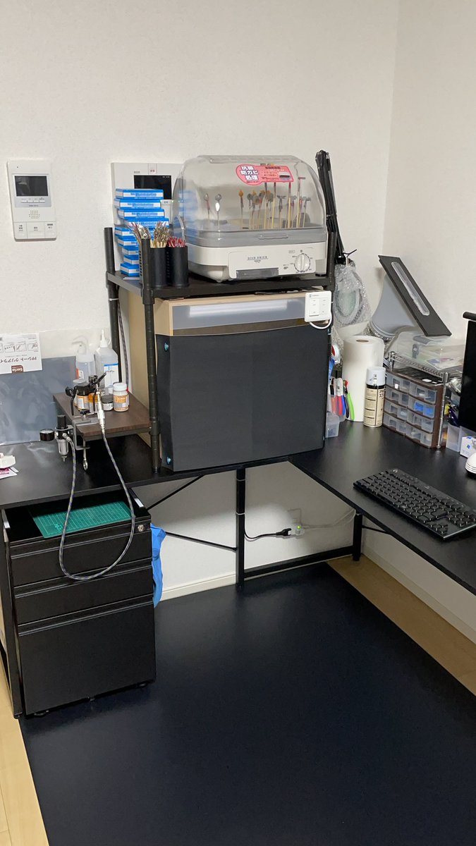 塗装ブース未使用品 Amazon | Gxdqxxd 塗装スプレーブース小型ラックスプレー塗装