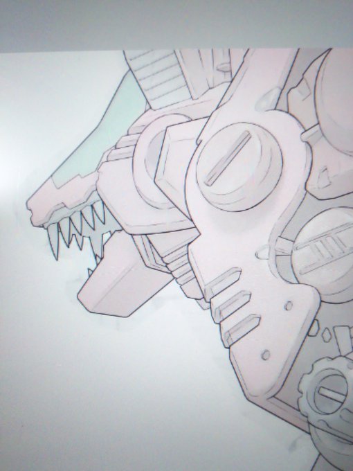 そんな訳でコマ犬の方のルークを描いてるよ。

珍しくガッツリ背景あるから完成は先…。

スケブも描かなきゃだし。 