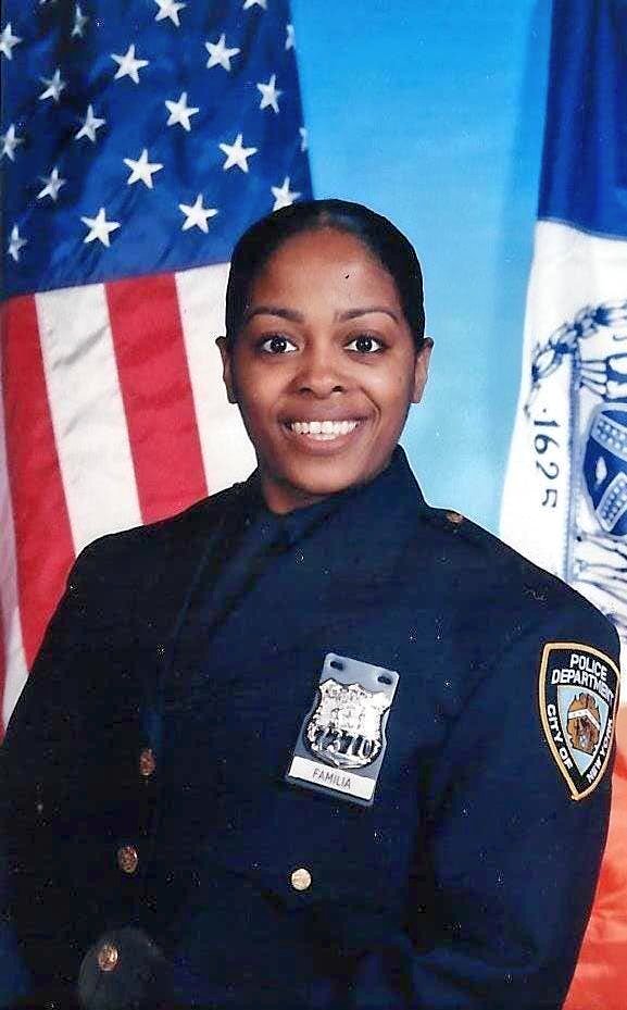 NYPDPBMN's tweet image. Today we gathered with family and friends to honor the memory of our fallen hero, @NYPDDetectives Miosotis Familia @NYPD46Pct. #NeverForget