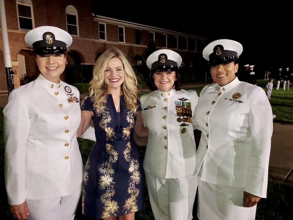 JessicaFWhaley's tweet photo. I was honored to attend the Evening Parade at Marine Barracks Washington. I can’t think of a better way to observe our Nation’s Independence Day weekend than in the company of our outstanding Marines and Sailors supporting the Oldest Post of the Corps! #8thandI https://t.co/cs8PVs3P8o