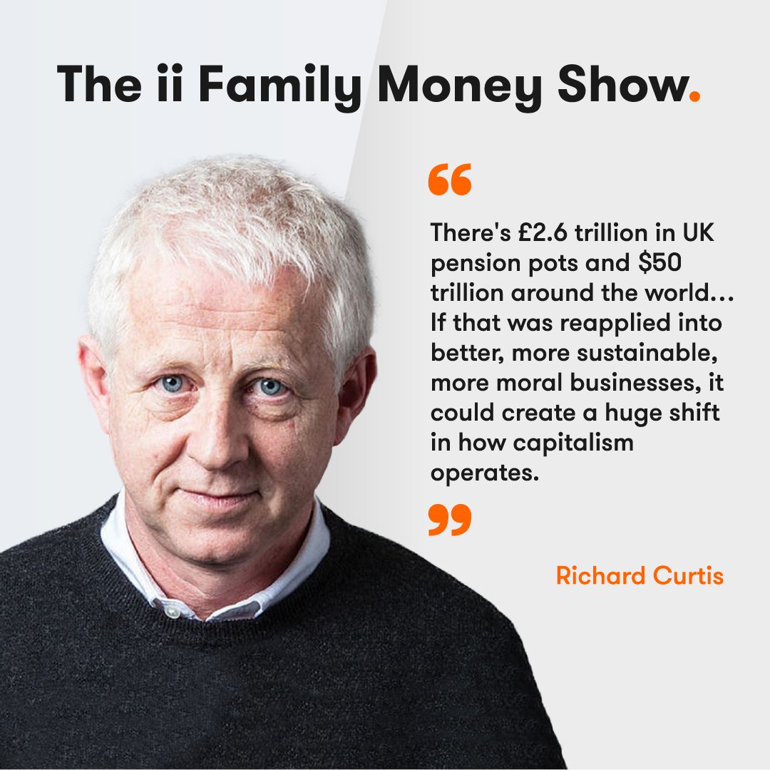 In episode 1 of the Family Money Show, hear Richard Curtis chat to Gabby on how your pension funds could be used as a force for good – for this generation, and the next. 
Find, Follow and Listen now: bit.ly/2UtQZp2