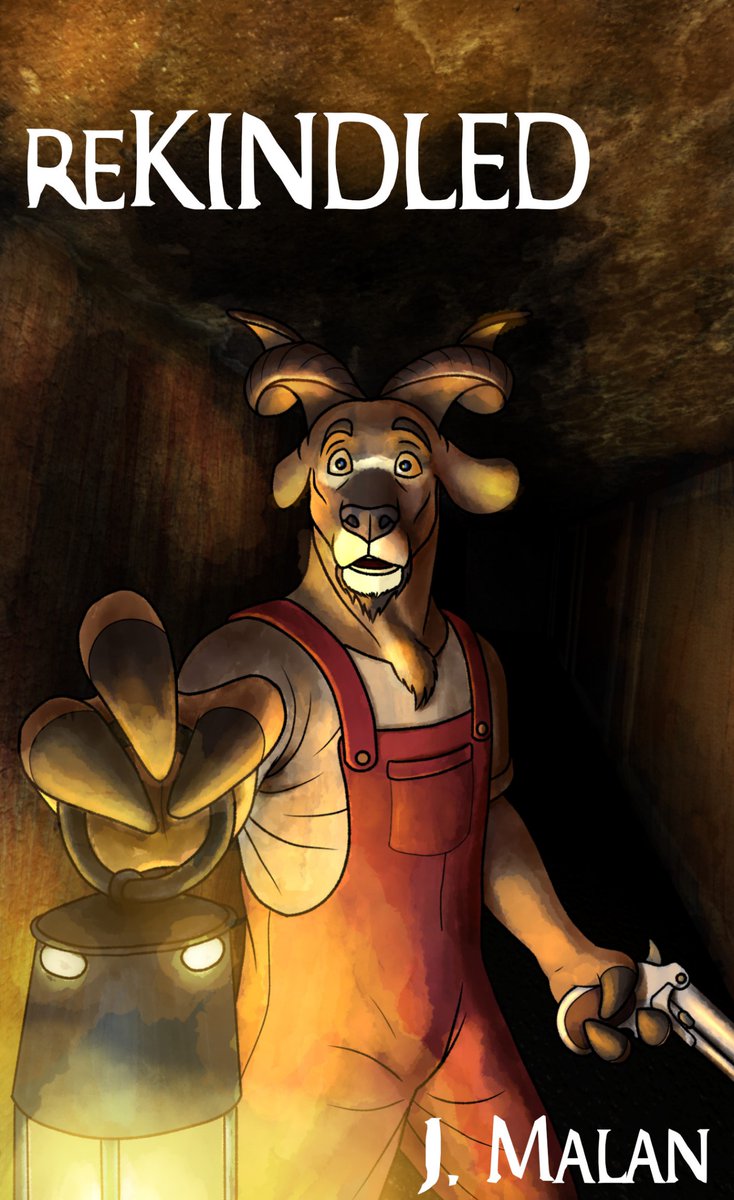 New to the store: reKindled by <a href="/Erdwolf_TVL/">Erdbok the Kudu</a> 

Already in too deep—and too close to the truth—to cut and run, Oakmore finds himself cresting a revolution about to break. He will learn a valuable lesson.

Not all things lost are gone.

baddogbooks.com/product/rekind…