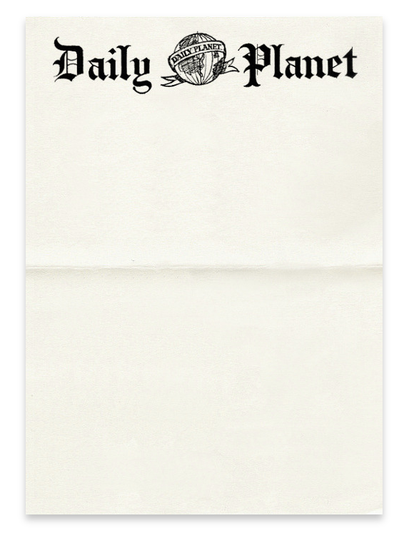 A sheet of stationery used during filming of SUPERMAN: THE MOVIE in 1978. bit.ly/3dKVmTj