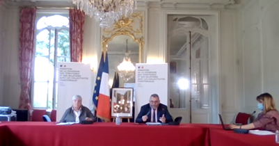 fond_patrimoine's tweet photo. Ouverture de la semaine thématique "les patrimoines et la culture" du programme "Petites villes de demain" de @ANCTerritoires avec la mise en valeur du partenariat de la @fond_patrimoine avec le @MinistereCC et @Territoire_Gouv par @R_Bachelot @j_gourault et @JoelGiraud05 https://t.co/bVH34aXy4C