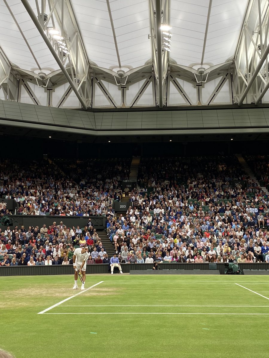 _markc88's tweet image. Decent day out on Centre Court today 🎾 Not bad seats either 😁