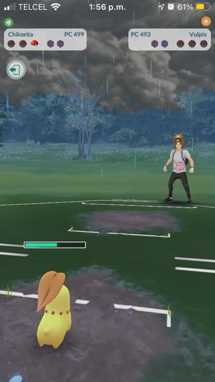 _CsarLpez's tweet image. Tiemblen ante la poderosísima #Chikorita #ElementCup