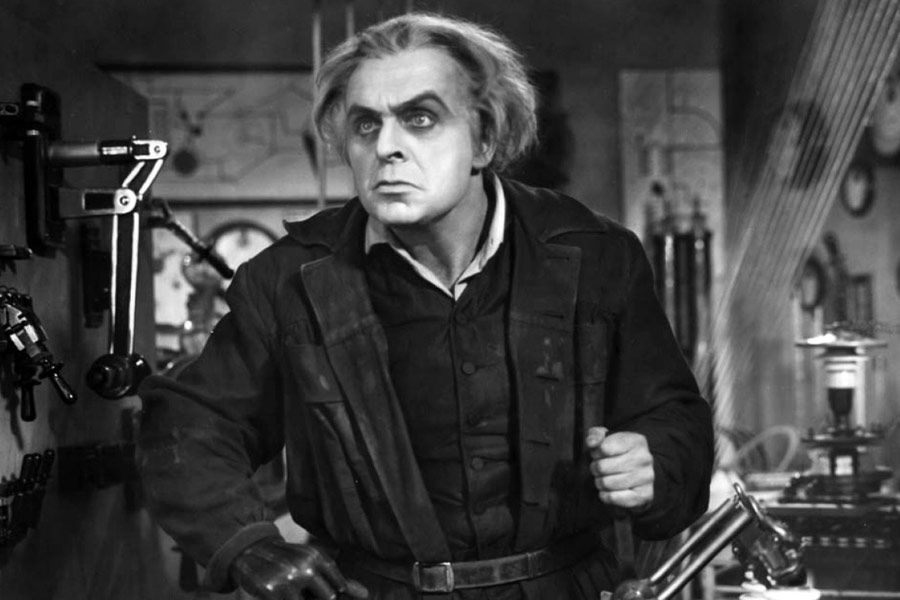 Permit me to share some favorite German Expressionist villains for no good reason. Mabuse, Oliver Haddo, Rotwang, and Caligari. Also, say hello to an ancestor of Large Marge: https://t.co/oM9N9SLiPH Thank you to all followers, old and new. More art soon! 