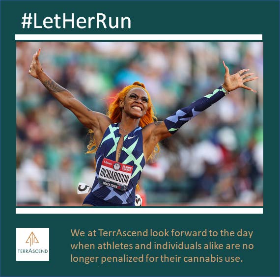 We at TerrAscend look forward to the day when athletes and individuals alike are no longer penalized for their cannabis use. #LetHerRun