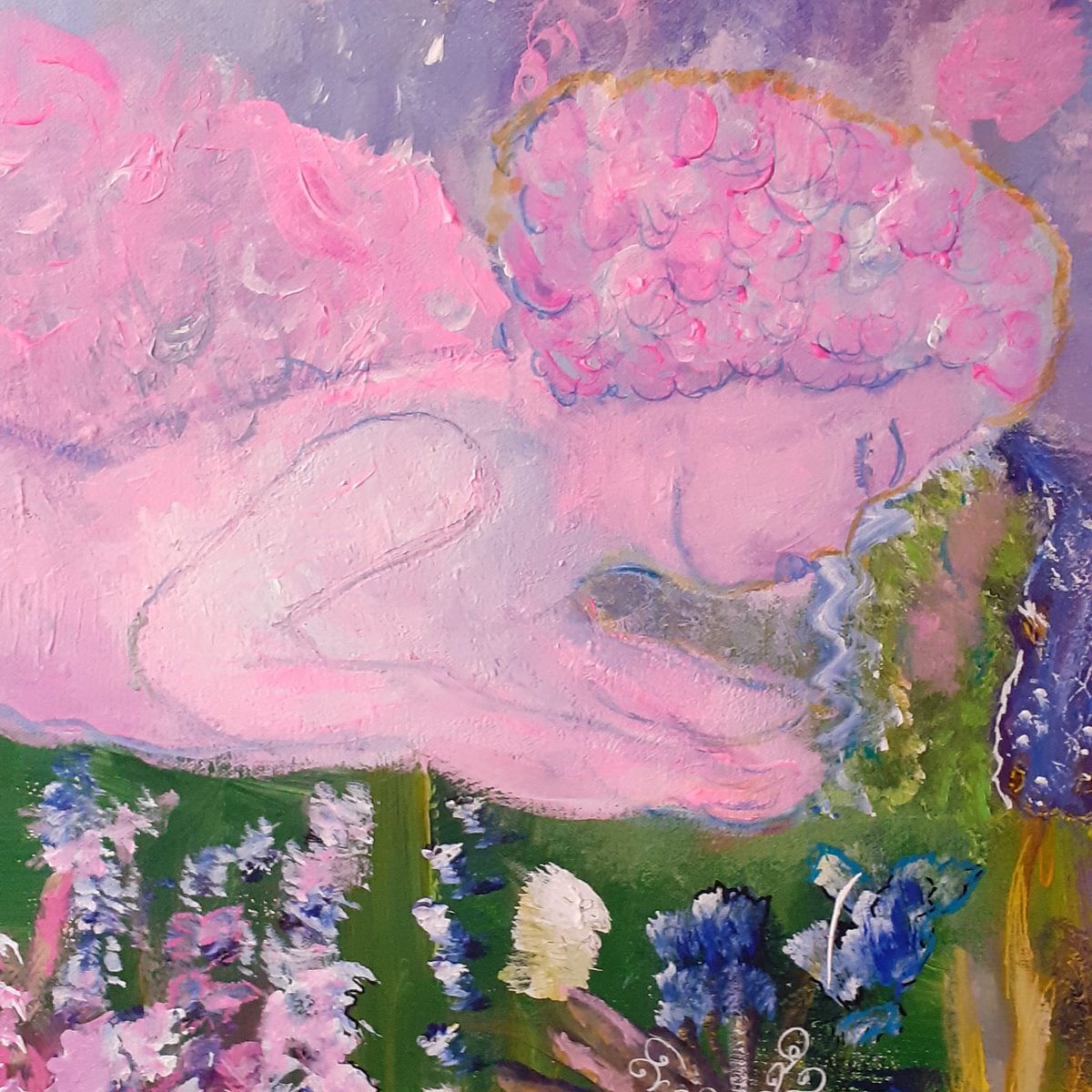 Child spirit . Sadness flows.  Loss of children across the world. 🙏💜🙏