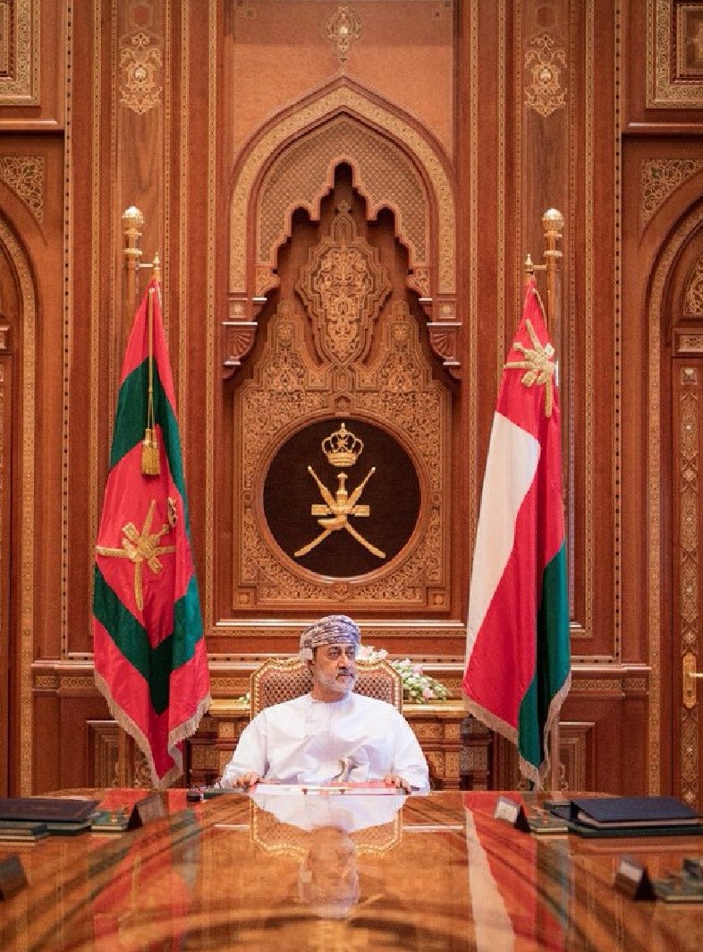 إطلالة بهية لجلالة السلطان #هيثم_بن_طارق آل سعيد
رعاكم الله مولانا وسدد خطاكم وأيدكم بتوفيقه يارب