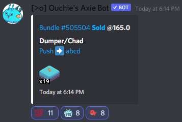 AxieInfinity's tweet photo. Big moves in the Axie marketplace.

abcd picks up a 19 plot mystic estate for 165 ETH ~$376k 

$axs https://t.co/bqiZbVXBPe