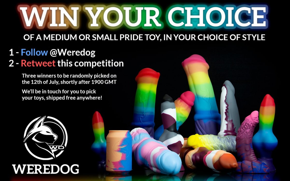 Weredog's tweet image. COMPETITION TIME!!!

You know the drill, Follow and RT for a chance to win your own Pride Tribe toy!

Winners will be selected at random on 12 July at 1900 GMT.

Good Luck!