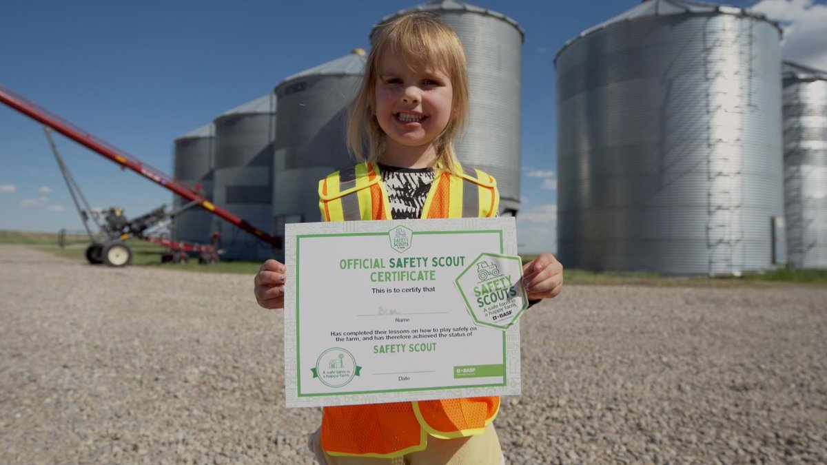 We’re excited to launch our new #BASFSafetyScouts 🚜 program with <a href="/planfarmsafety/">CASA/ACSA</a> as a fun and interactive way to support #CdnAg safety from a young age. Because a safe farm is a happy farm. Request your free kit with a child-sized safety vest today: casa-acsa.ca/en/resources/f…