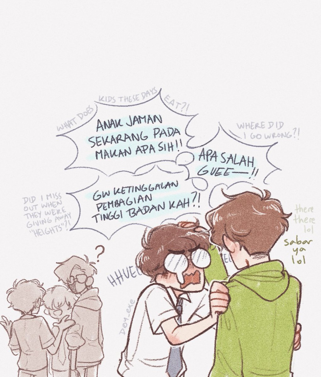 orientation day
more dteam indo au now with cameos of new familiar faces
(translations are the semi-transparent words lmao)
#dreamteamfanart #benchtriofanart