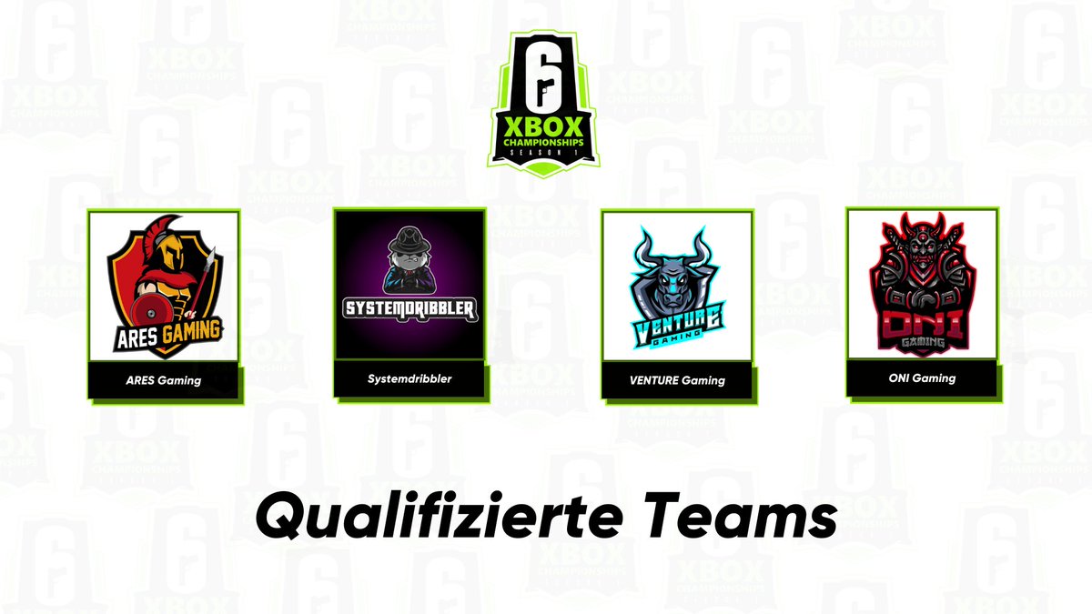 ebattle.gg (@ebattlegg) on Twitter photo 👏Herzlichen Glückwunsch an <a href="/AresGamingDE/">Ares Gaming</a>, <a href="/VENTURE_GER/">VENTURE Gaming</a>, <a href="/_onigaming/">ONI Gaming 🌺</a> & #Systemdribbler
zum Einzug ins Final-Event.
2/4 Qualifikationen sind somit abgeschlossen.
Jetzt anmelden für Quali 3: ebattle.gg/turnier/512_R6…
Wir sehen uns am kommenden Samstag!
<a href="/R6esportsDE/">Rainbow Six Esports DE 🇩🇪</a> <a href="/XboxDACH/">Xbox DACH</a> 💪 👏Herzlichen Glückwunsch an <a href="/AresGamingDE/">Ares Gaming</a>, <a href="/VENTURE_GER/">VENTURE Gaming</a>, <a href="/_onigaming/">ONI Gaming 🌺</a> & #Systemdribbler
zum Einzug ins Final-Event.
2/4 Qualifikationen sind somit abgeschlossen.
Jetzt anmelden für Quali 3: ebattle.gg/turnier/512_R6…
Wir sehen uns am kommenden Samstag!
<a href="/R6esportsDE/">Rainbow Six Esports DE 🇩🇪</a> <a href="/XboxDACH/">Xbox DACH</a> 💪