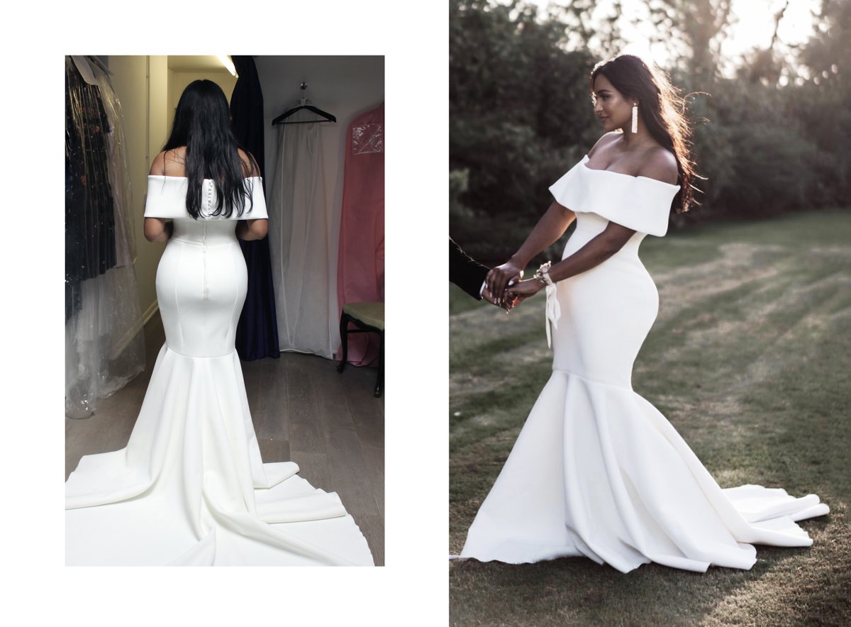 OrhanLondon's tweet photo. Fitted to perfection - Zeena dazzles in her #WeddingDress, #altered by our incredible #dress specialist Nataliya. #Alterations #London #Wedding #Bridalwear https://t.co/uxmFURSIr1