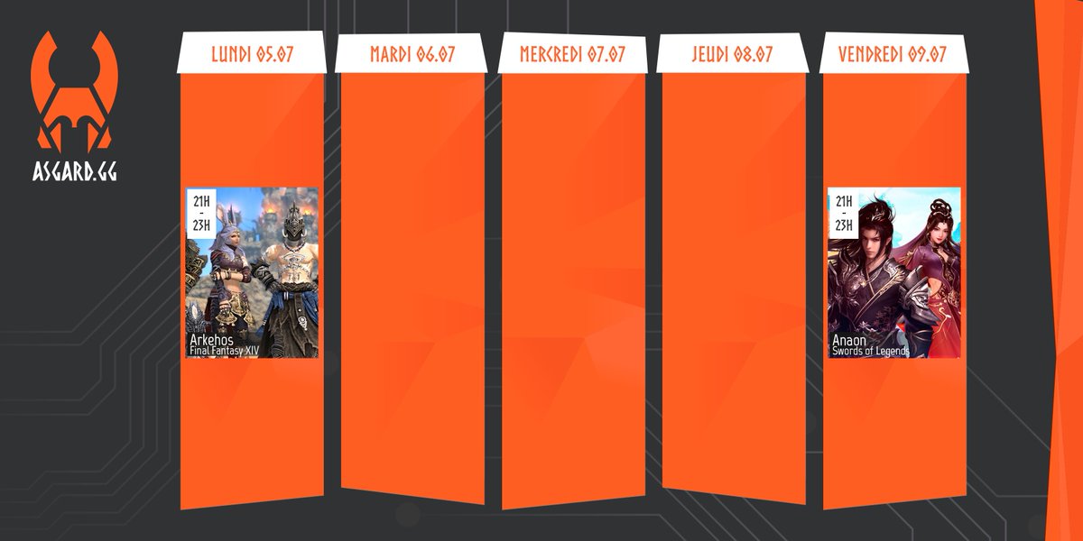 Voici le planning de cette semaine !

Venez nous retrouver en live sur notre chaine <a href="/TwitchFR/">Twitch FR</a>: buff.ly/2A8iaJd