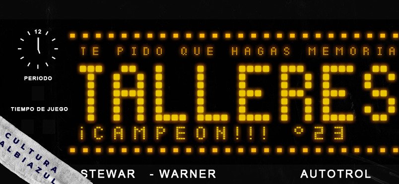 CulturAlbiazul's tweet photo. A 23 años de #LaFinalDelSiglo. Una fecha que quedará impregnada en la memoria colectiva de todo el fútbol cordobés.
#TePidoQueHagasMemoria CAMPEÓN SALIÓ EL MATADOR!!
#Talleres Campeón y dueño de Córdoba. https://t.co/f9ffEHDoLR