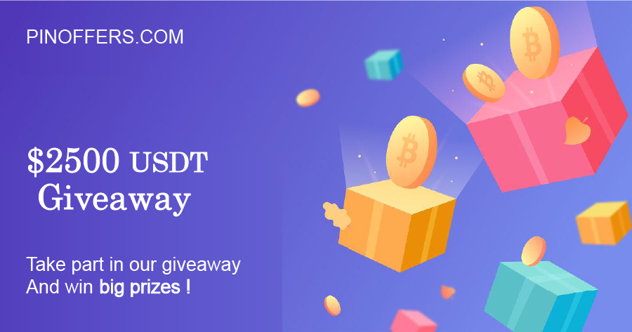 🏆Pinoffers $2500 Giveaway 🎉Total Prize Pool : $2500 USDT 🎯Giveaway Will End On 22 July (11:59 PM UTC). 🎯Winners & Distribution From 23 to 25 July 2021 🔗 pinoffers.com/pinoffers-2500… #pinoffers #giveaway #USDT #USDTGiveaway #2500USDT