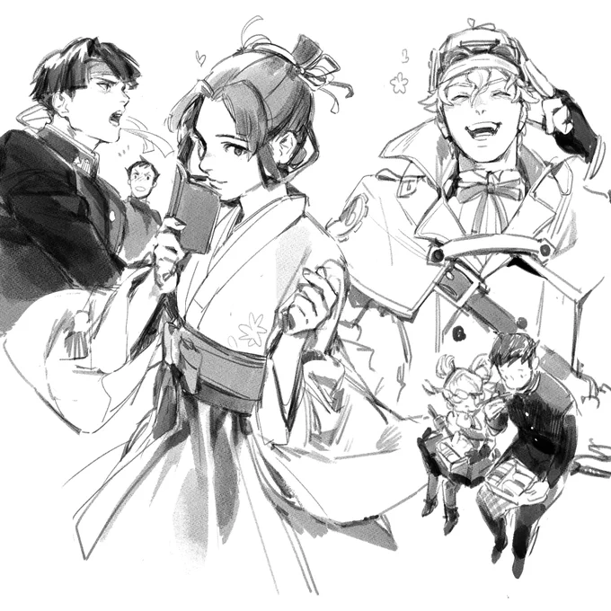 Getting back to drawing with some dgs 