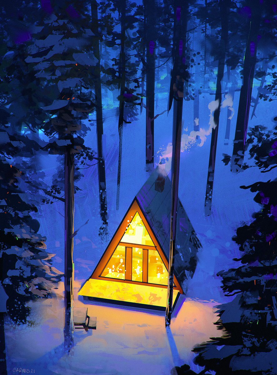 CarmesJocelin's tweet photo. winter mood ❄️ #illustration https://t.co/XK665CZsF5