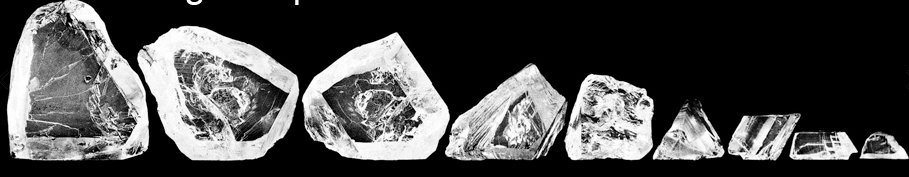 EquityDiamond's tweet photo. #KnowYourDiamonds #Shapes7 #Cleavages4 #Flats 
4-Cleavages tend to be found as flat stones with very #LowYieldWeight when manufactured favouring #LowDepthThinGirgle #EmeraldCut, however, they still can be used for #LowEndJewellery. Some finished products may have cleavage marks. https://t.co/53zREDSrOX