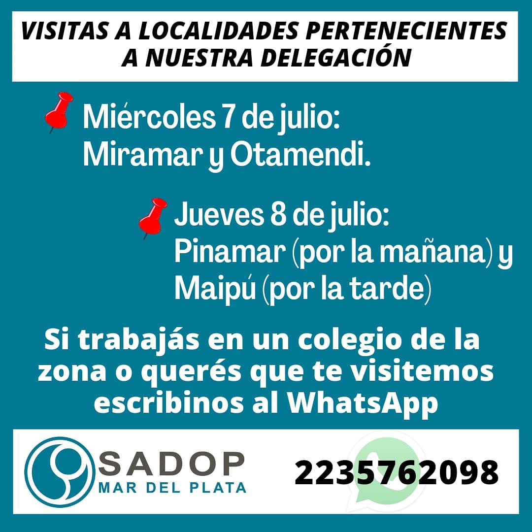 sadopmdp's tweet photo. #SecretariaDeInterior
📱Escribinos a nuestro WhatsApp por cualquier inquietud: 2235762098
🖋️Afiliate Online ⬇️
https://t.co/OavM0jWcDx
#SomosSADOP https://t.co/W5IDT5HpOB
