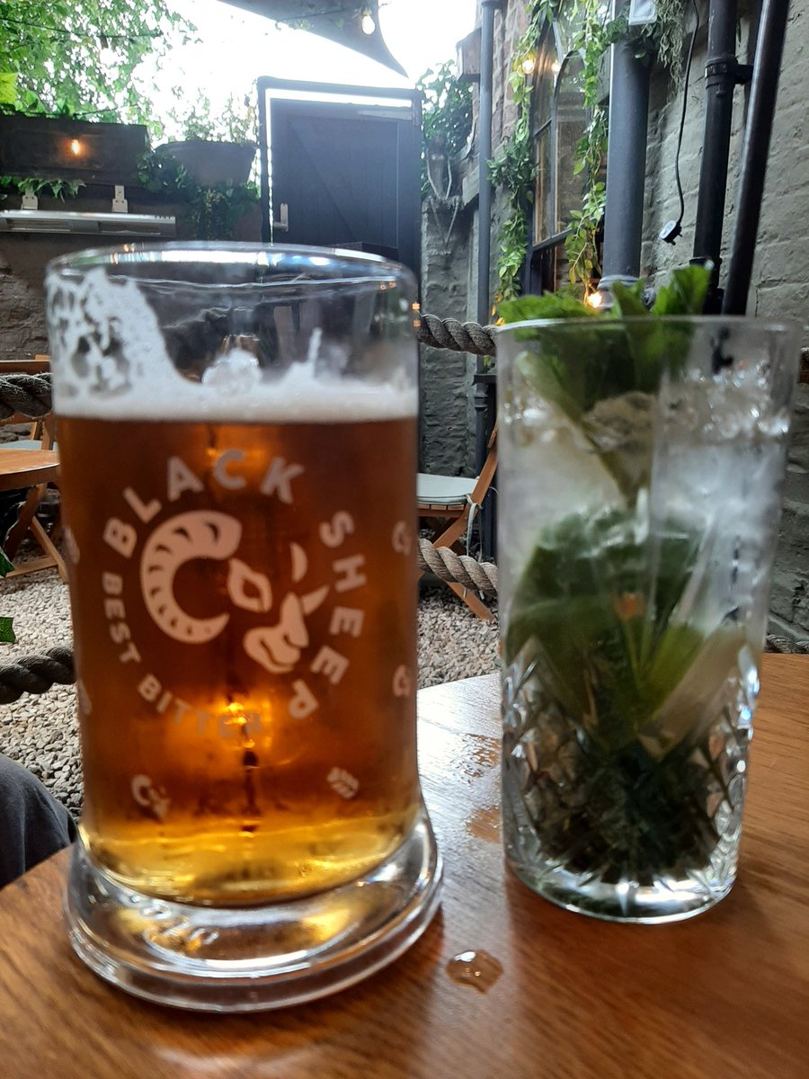 Always happy to discover a little gem, @forestrestaurantyork serving good beer in a quiet 'garden' in the middle of York.  It's independent too