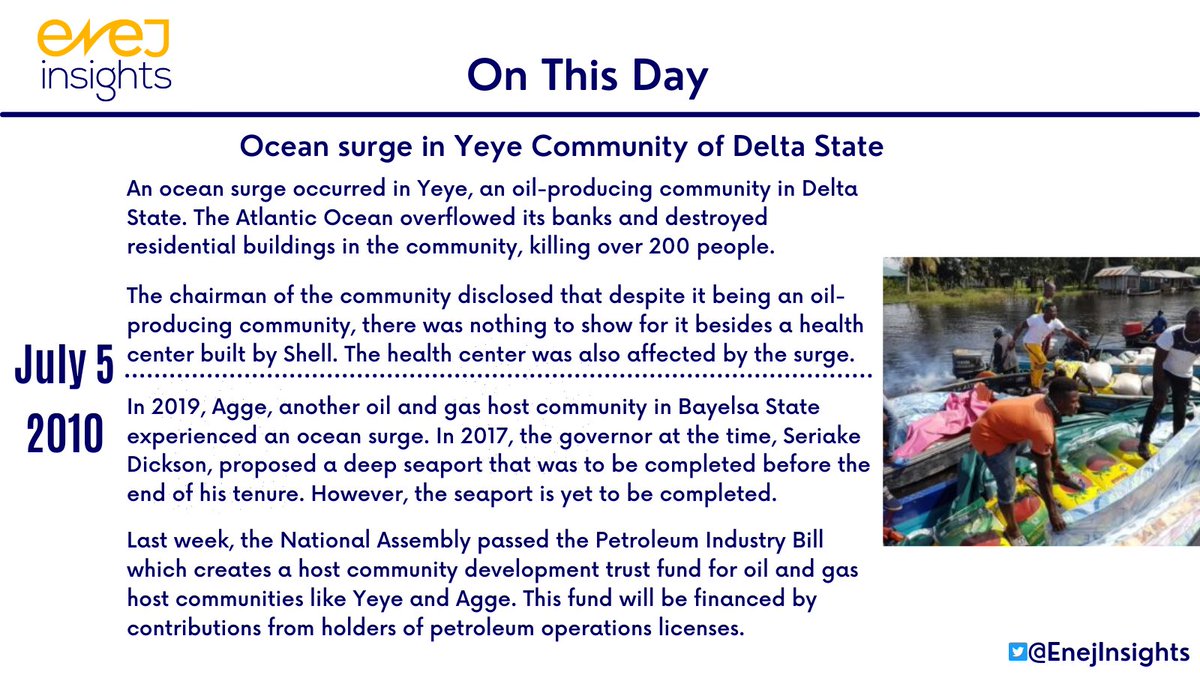 EnejInsights's tweet image. Our oil producing communities need some love
#oilandgas #hostcommunity #energy