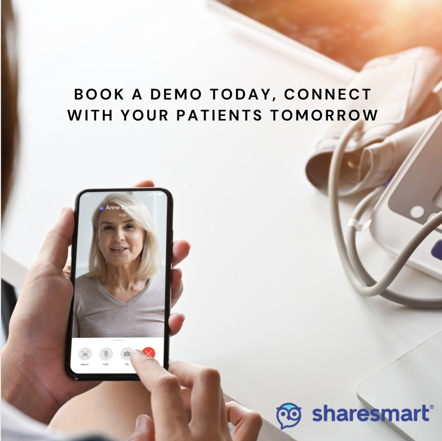 ShareSmartApp's tweet image. Book a demo with one of our experts to find out exactly how ShareSmart&apos;s features can help optimize your practice!

#ShareSmart #Healthcare #HealthCommunication #SupportHealthcareWorkers #HealthTech #EnhanceCare #CompliantTech