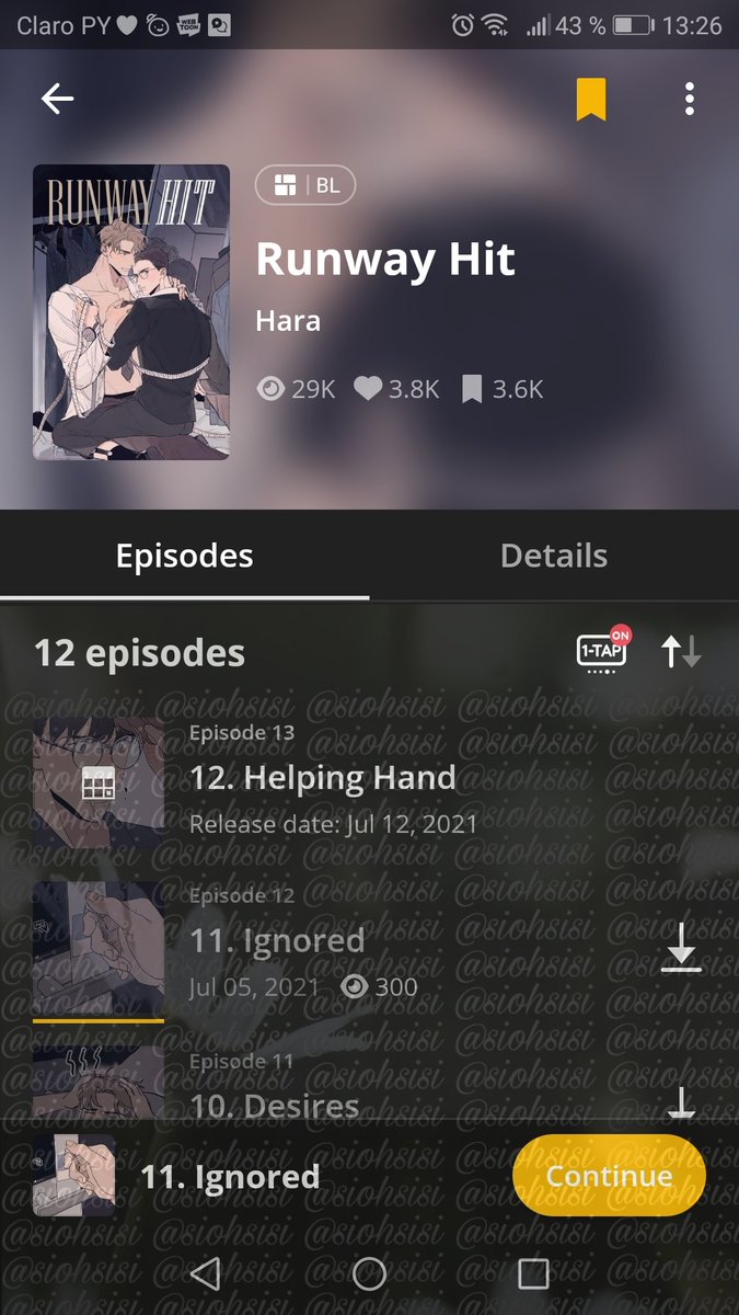 siohsisi's tweet photo. Nuevo episodio de #RunawayHit en Tapas
Me esta gustando la historia, espero que no se compliquen la vida ๐คฃ https://t.co/tWxDeUj6ET
