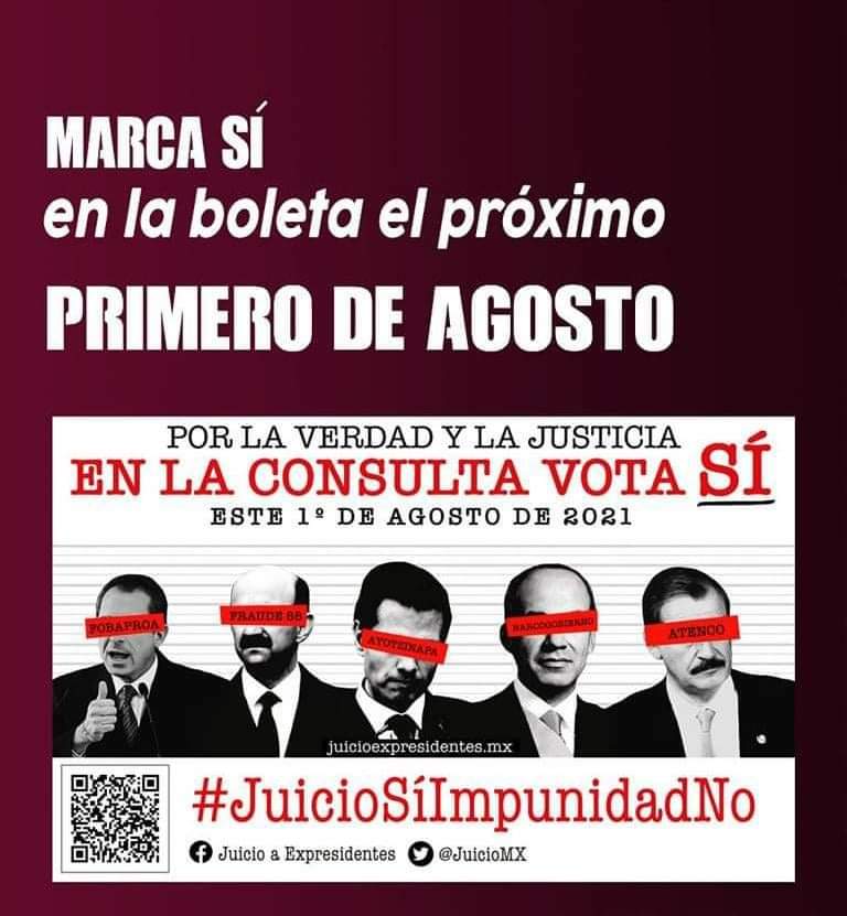 El 1 de agosto triunfará la justicia en nuestra sociedad que tanto lo necesita, tendremos la posibilidad de exigir sean esclarecidos los atropellos al pueblo.
Ya lo dijo <a href="/lopezobrador_/">Andrés Manuel</a>

"No es un cambio de gobierno, es un cambio de régimen"