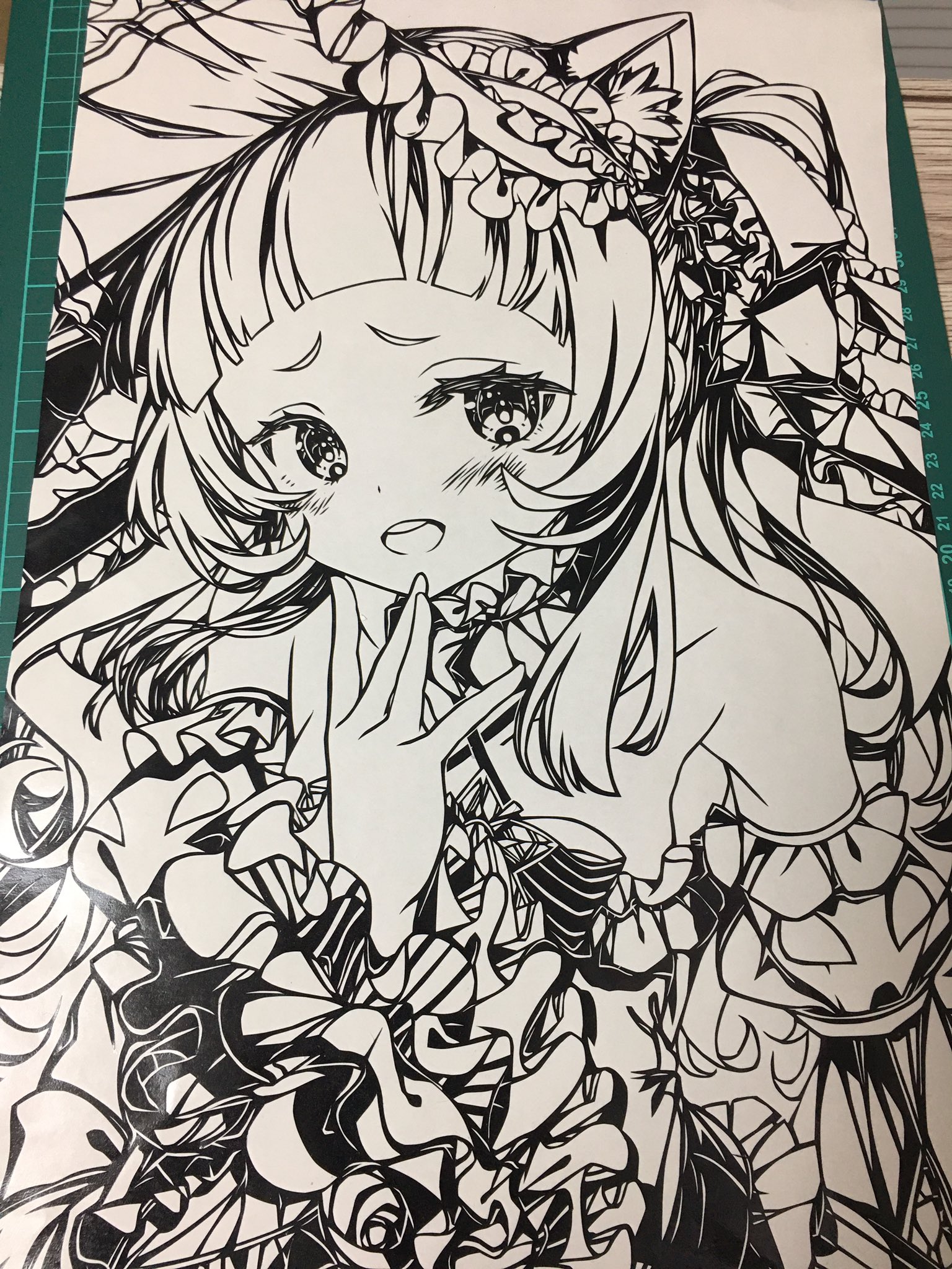 E*L様 手描きイラスト原画【紫乃】 紫乃 (@shn_sik) / X