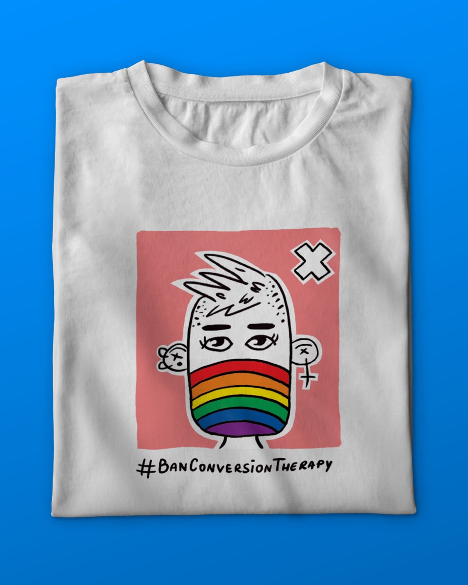 gabriela_gurgui's tweet photo. Happy to announce my collaboration with @weprintsocial!
Although Pride month is over, I've created a T-shirt design against Conversion Therapy. If you want to support the campaign 👇https://t.co/1iLGCxHA0w
📢100% of the profits will be donated to @LGBTfdn 
#banconversiontherapy https://t.co/wNHtdsE3Dh