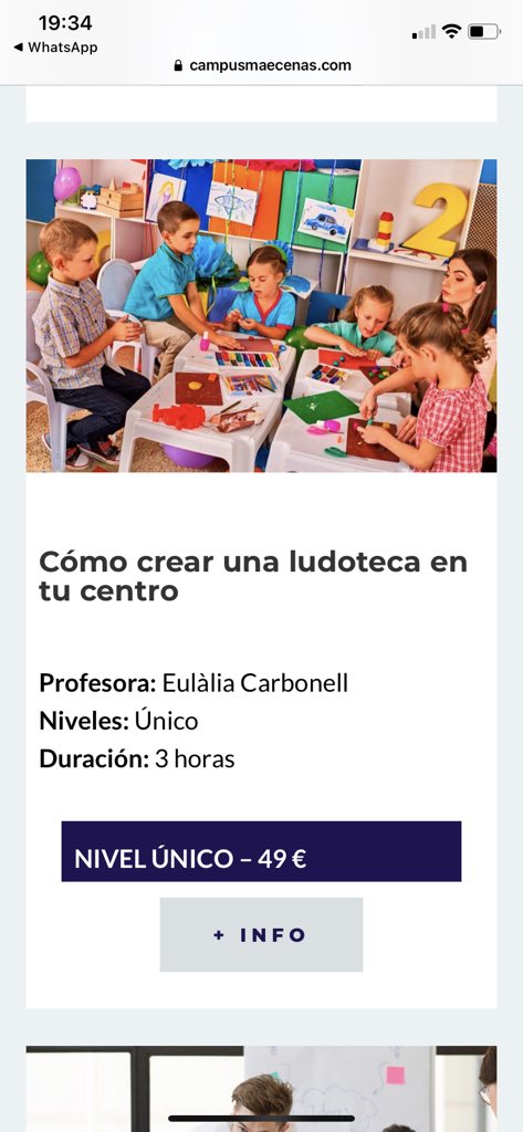 PrincessandOwl's tweet photo. ¿Te apetece montar una ludoteca en tu centro y no sabes por dónde empezar? ¡Este curso es para ti! Desde cero. Paso a paso. A partir de una experiencia de éxito. Gracias @MaecenasEyC por la confianza ❤️ https://t.co/NlugC82qqD https://t.co/kzCmxr6dxF