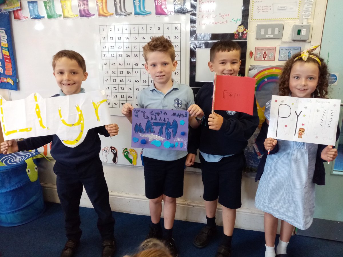 Cyffro mabolgampau! Ar eich marciau...barod....ewch ati i greu baner neu boster! 🏅🏃‍♀️🏃
Get your posters and banners ready for sports day tomorrow. 📢🏆
🥇🥈🥉