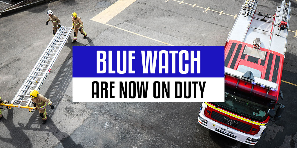 NorthSom_Fire's tweet photo. Evening #Weston, Blue Watch back on duty for our second night shift. We were mobilized  to two fire calls straight away, now back and time for kit checks, routines and some training! #18Blue #BlueWatch #FireService #NightShift @AFRSWeston https://t.co/3a1aKWf0uU