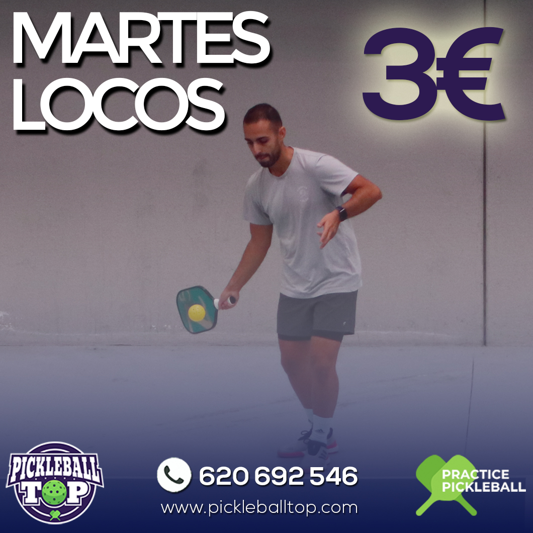 ¡Mañana es MARTES LOCO y el cuerpo lo sabe!

Disfruta de tu partida de #pickleball en las mejores instalaciones de España específicas para la práctica de nuestro deporte por tan solo 3€

¡Escríbenos por Whatsapp o reserva a través de nuestra web, horario 24h!

☎️ 620 692 546