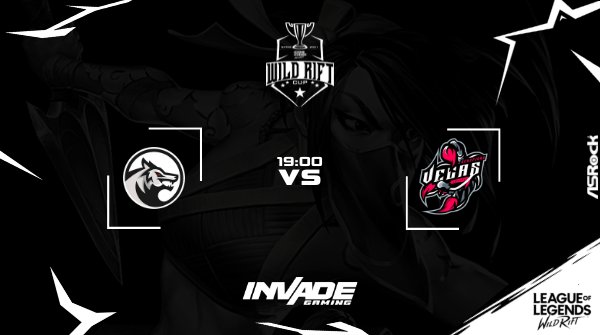 [#WildRiftBr]

Dia de <a href="/Copawildrift/">Copawr</a>!

⚔️Invade Gaming VS <a href="/VegasScorpionsE/">Vegas Scorpions Esports</a>
⏰19:09