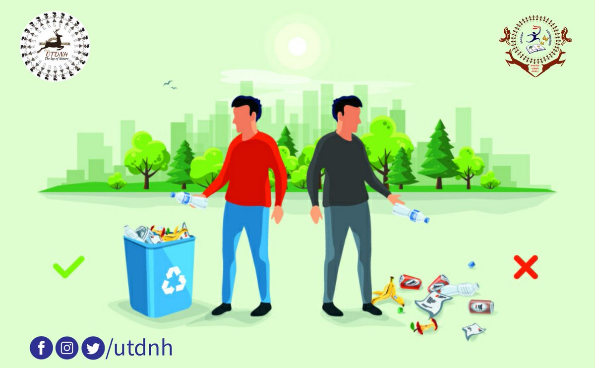 UTDNH's tweet photo. It is a humble request to all of you that whenever you go to visit a natural place, please do not make that place dirty. Please put the garbage of the snacks etc. taken with you in the dustbin.
#clean_utdnh #green_utdnh🌱
#saveenvironment #savetrees #utdnh #Sankalp_foundation https://t.co/YdvNuLBqo0