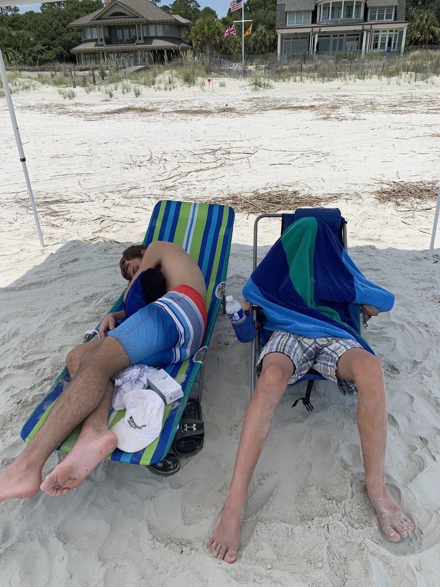 I call this one Still Life with Teenagers. #beachvacay #HHI