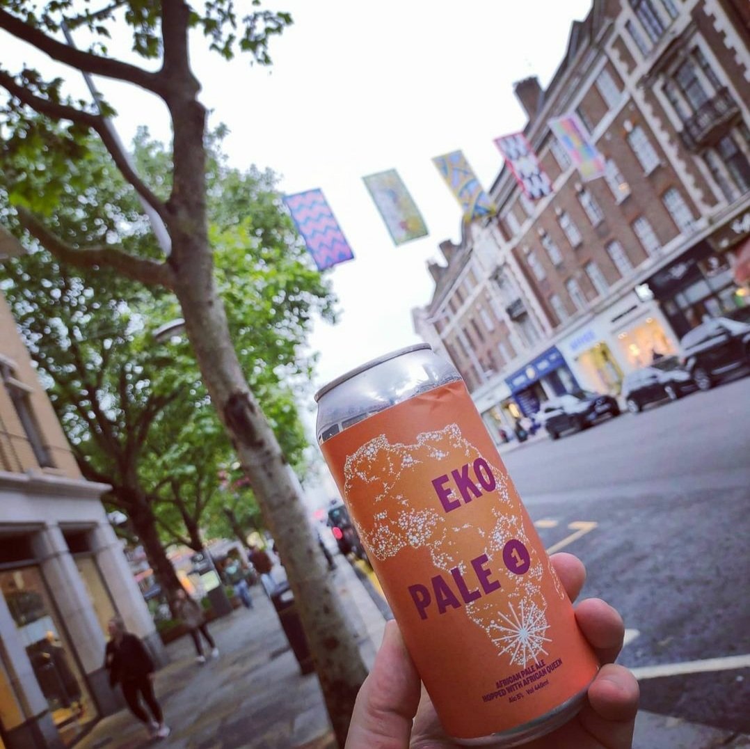 An African in Queen in London 🇿🇦👑🏴󠁧󠁢󠁥󠁮󠁧󠁿

Have you tried our latest vegan brew - our African Pale Ale, Eko Pale 1? Its African Queen hops journeyed all the way from South Africa, &amp; have so far went down well in the UK craft scene🍺🙌🏾