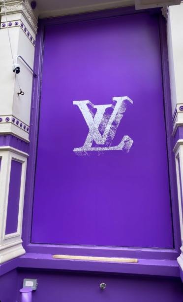 purple louis vuitton aesthetic