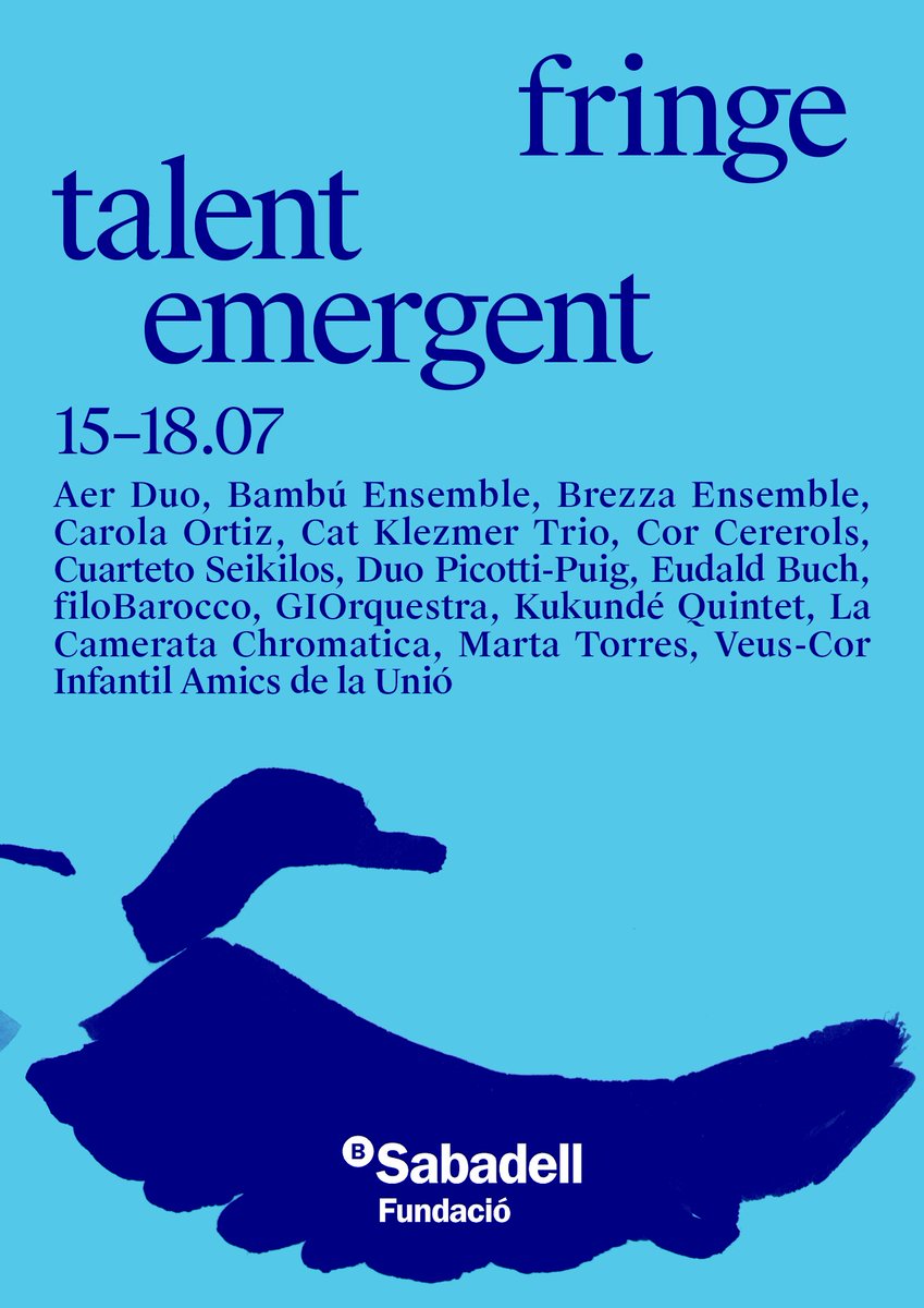 📣Torna el #FringeFestivalTorroella. 15 concerts gratuïts entre el 15 i el 18 de juliol a vuit espais de #Torroella amb més de 120 músics.
El detall de la programació aquí 👉  bit.ly/2ZvWWPd
Amb el suport de <a href="/FBSabadell/">Fundación Banco Sabadell</a> 
<a href="/VEUScorinfantil/">VEUS - Cor Infantil Amics de la Unió</a>
Traducir Tweet
