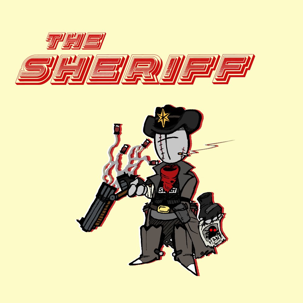 Madness: Project Nexus 2 - The Sheriff's concept art. - madness combat  sheriff post - Imgur