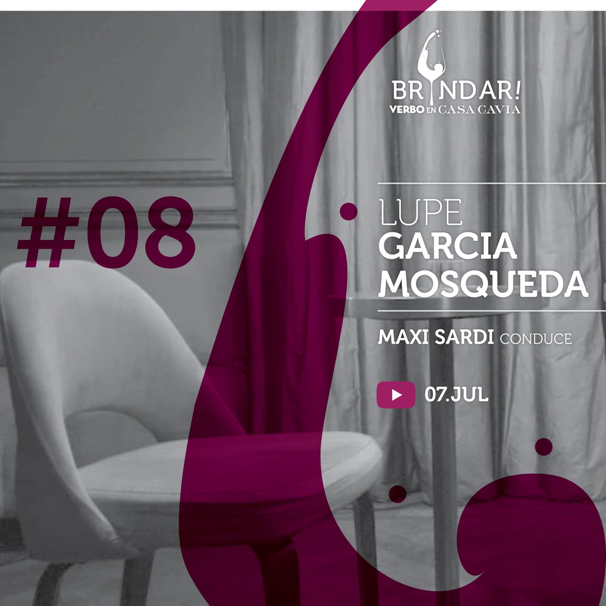 Este miércoles 07/07, a las 18hs, Guadalupe García Mosqueda será nuestra octava entrevistada de la primera temporada de #BRINDAR! en Casa Cavia con Maximiliano Sardi como entrevistador.

¡No te la pierdas!🙌