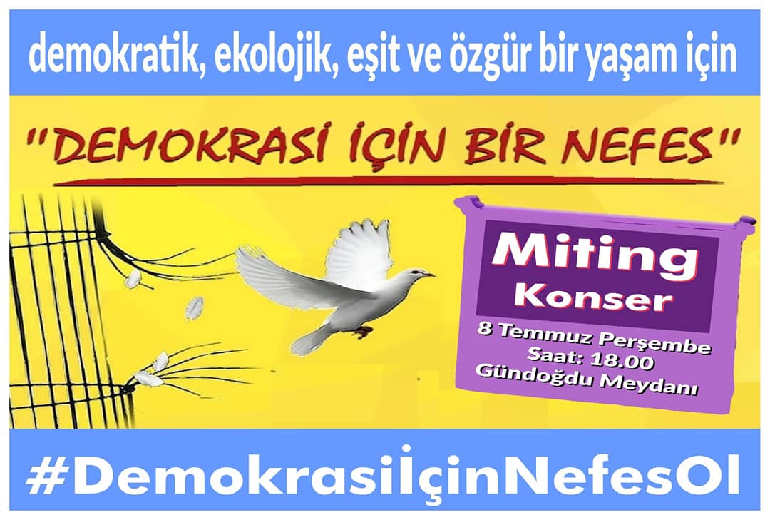 YesillerSol's tweet photo. Nefes alamıyoruz, varlığımız ve geleceğimiz tehdit altında! 
 ARTIK YETER! 

Bizler, bu ülkenin gerçek sahipleri, üretenler, gençler, kadınlar, işçiler, köylüler, esnaf.  Varolmak istiyoruz, nefes alabileceğimiz özgür bir ülke istiyoruz
#YeşilPazartesiler
#DemokrasiİçinNefesOl https://t.co/fic8OzzdWH
