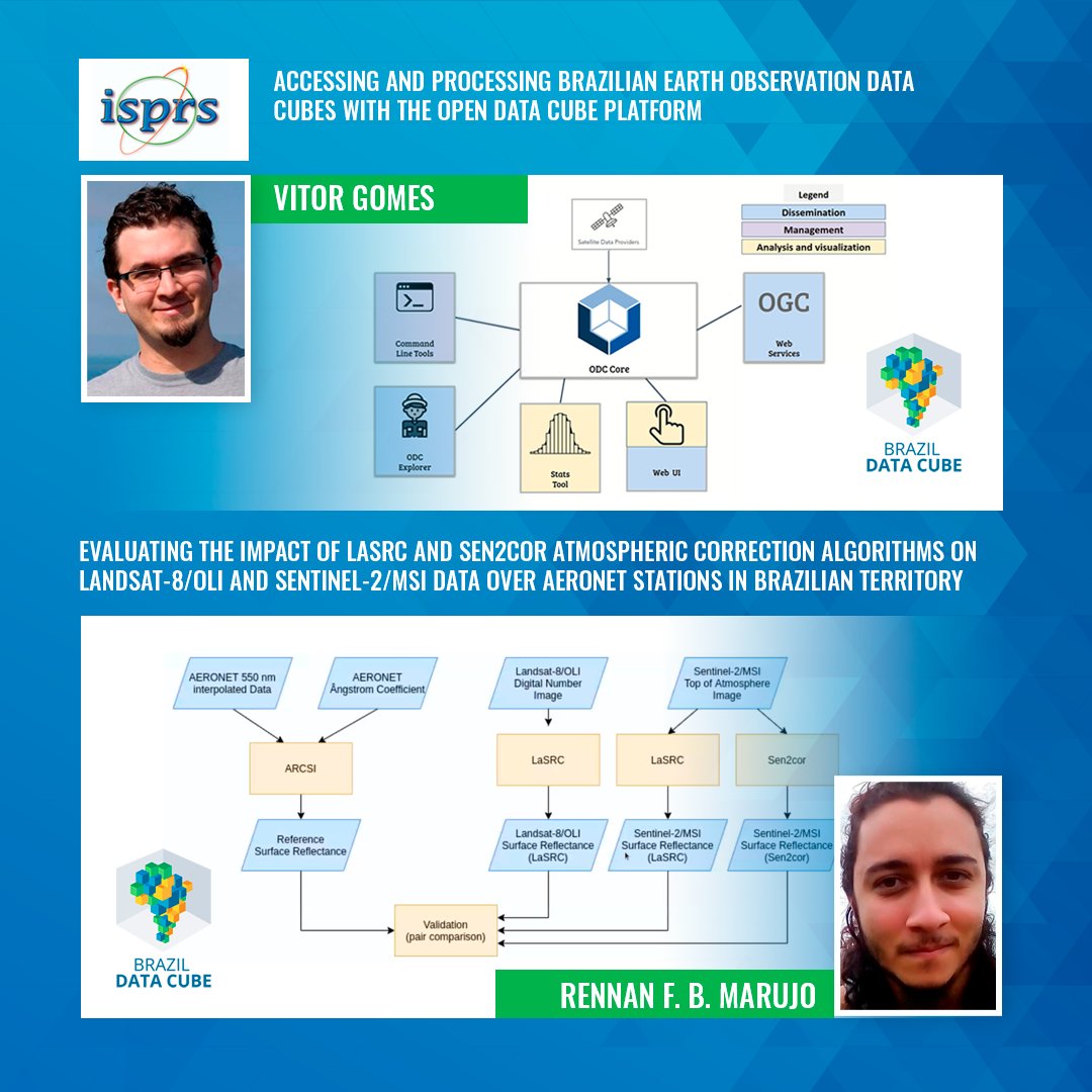 BrazilDataCube's tweet image. BDC’s team will attend XXIV ISPRS this week with two paper presentations.
See more at brazildatacube.org/en/bdcs-team-w…
#brazildatacube #cubodedadosbrasil
#ISPRS2021
@obtinpe @inpe_mct @isprs