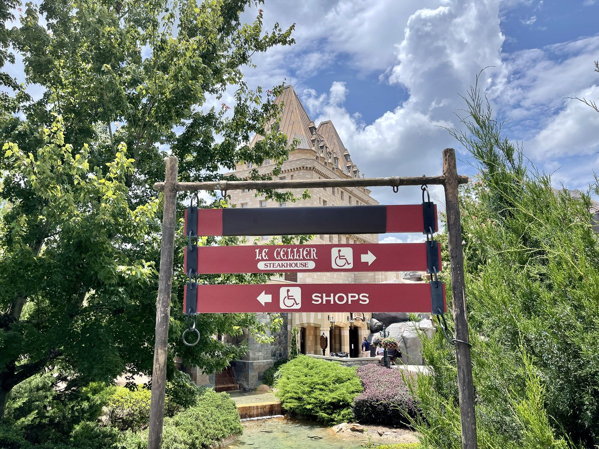 laughingplace's tweet photo. Signage for Canada: Far and Wide 360° has been removed after its closure on June 27. #WDW https://t.co/SGf9lEFTuw